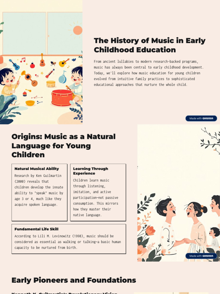 Music's Impact on Early Childhood Education | PDF | Music Education ...