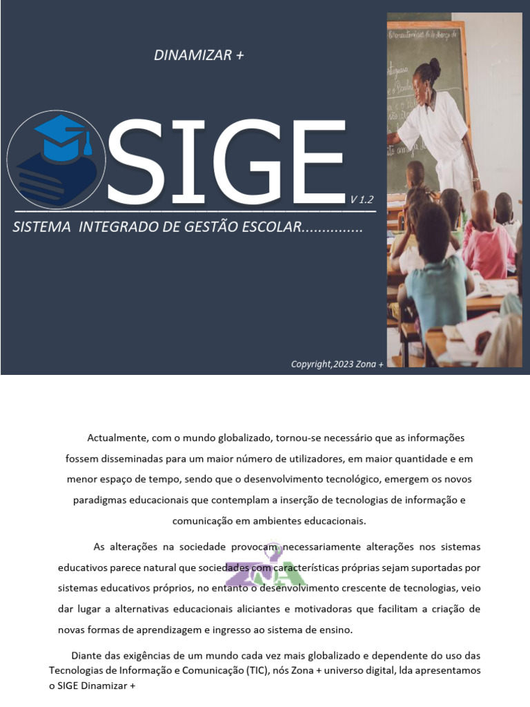 Sistema de Gestão Escolar SIGEV 1.2 | PDF