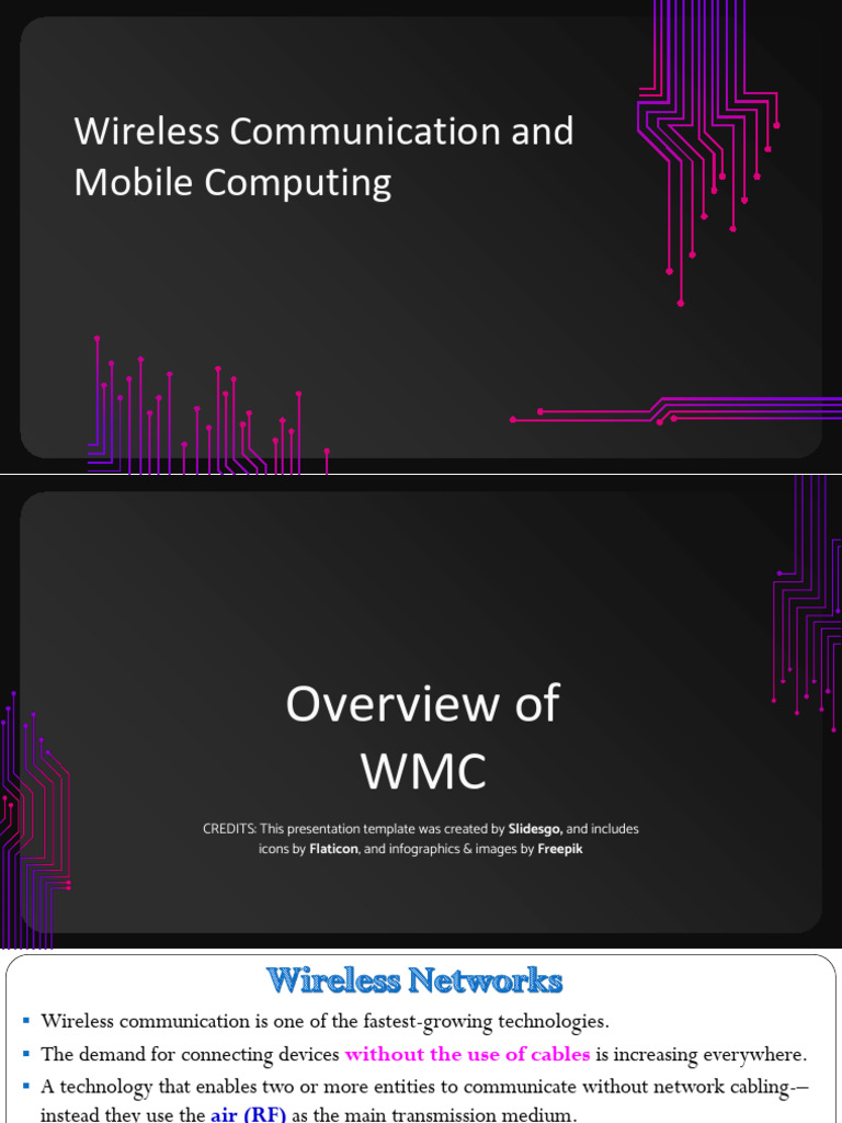 Wireless Communication Overview | PDF | Channel Access Method ...