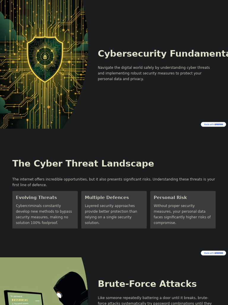 Cybersecurity Basics: Protect Your Data | PDF | Security | Computer ...
