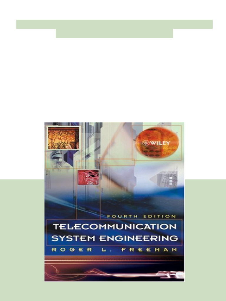Telecommunication System Engineering 4th Ed Edition Roger L. Freeman ...