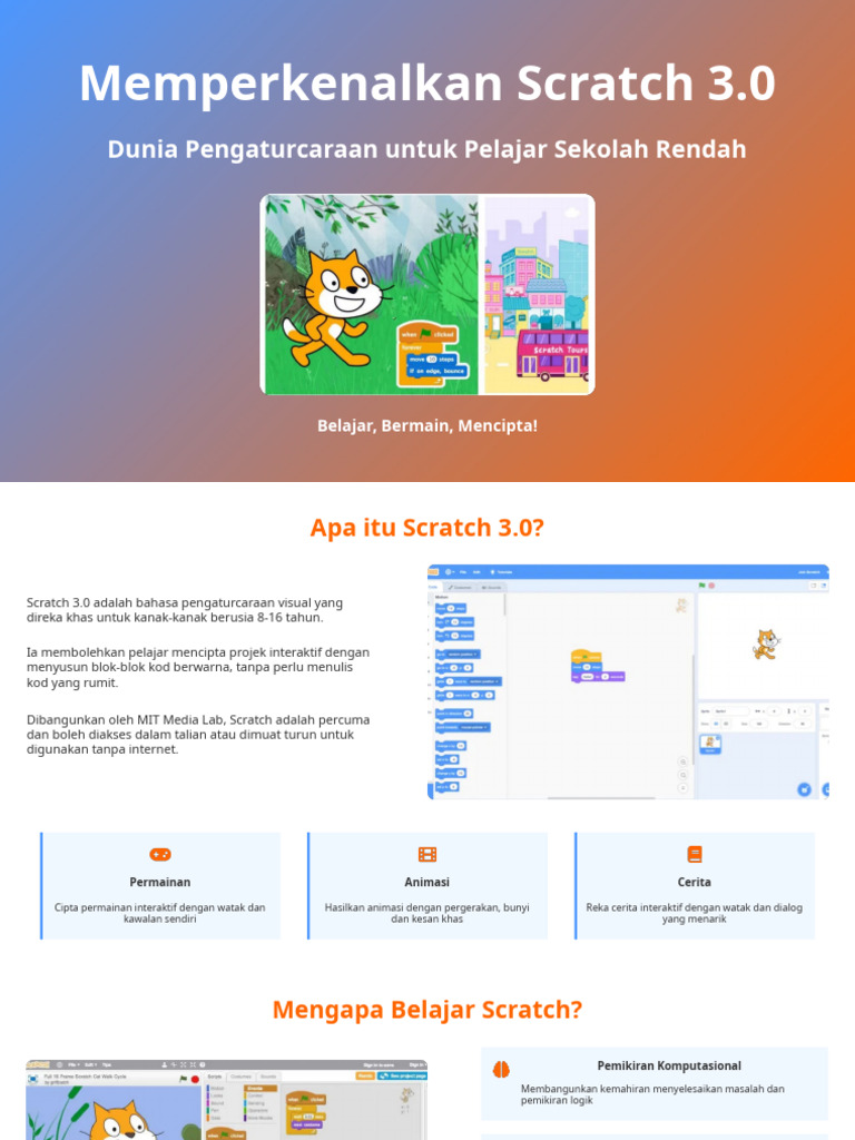 Scratch 3.0: Pengantar untuk Pelajar | PDF