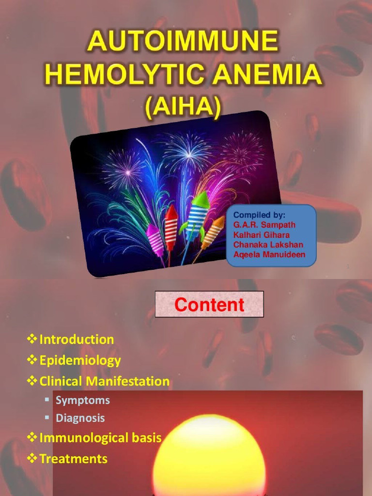 Autoimmune Hemolytic Anemia Aiha | PDF