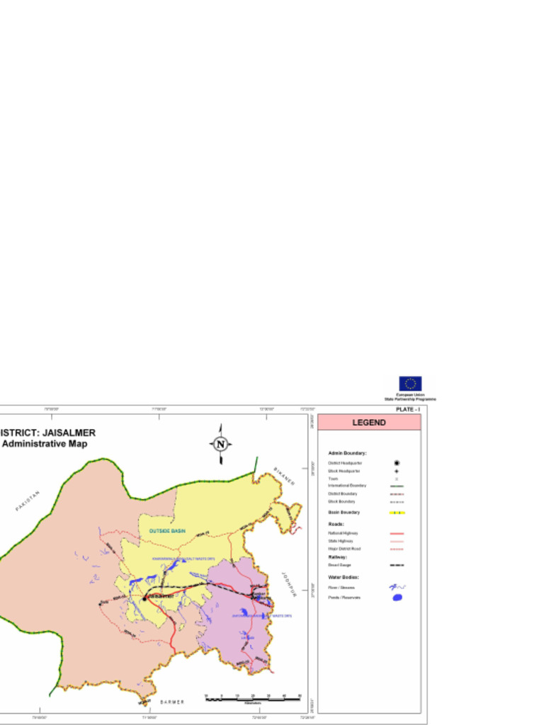 Districtwise Atlas - Jaisalmer | PDF