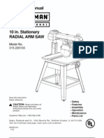 Radial Arm Saw Manual