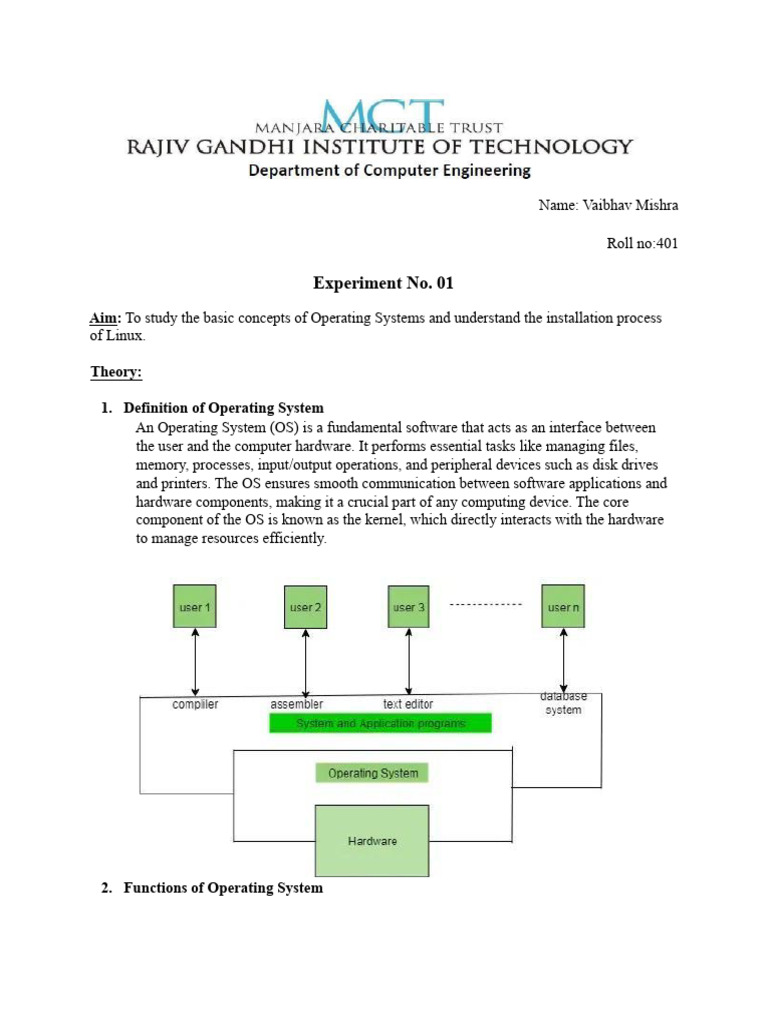 Operating Systems and Linux Installation Guide | PDF | Process ...