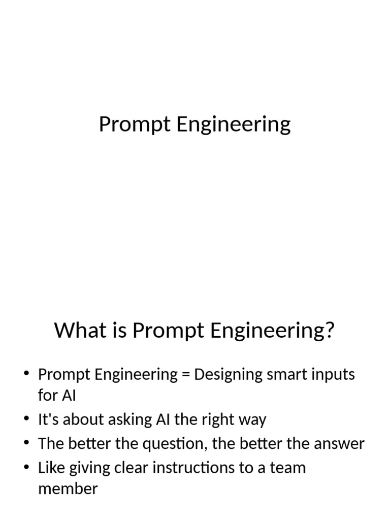 Mastering Prompt Engineering for AI | PDF | Computing | Human Communication