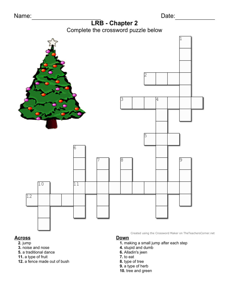 LRB - Chapter 2 Crossword | PDF
