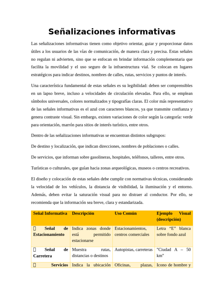 Color y función de señales informativas | PDF | Color
