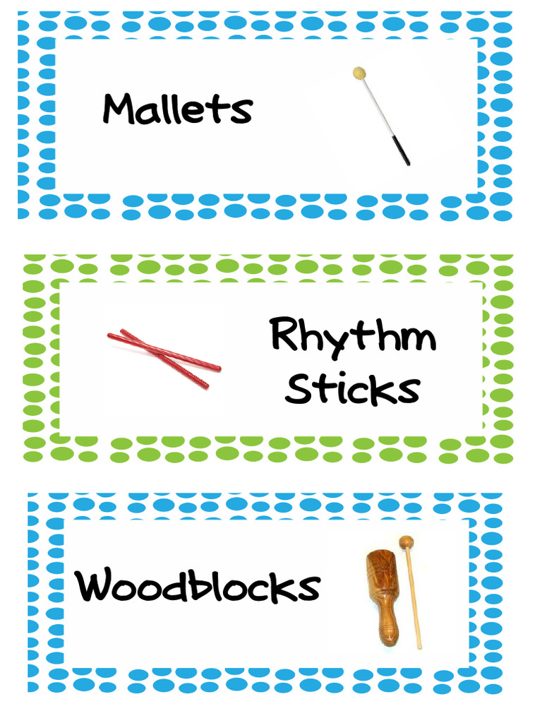 ClassroomInstrumentLabels 1 | PDF