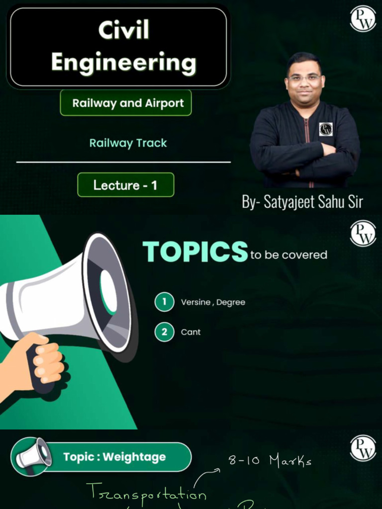 Railway Track 01 - Class Notes | PDF