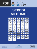 Sepedi Language Learning Resources | PDF | Creative Commons | Writing