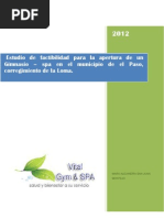 Download Estudio de Factibilidad Para La Apertura de Un Gimnasio Bueno by donaldaraujo SN93953884 doc pdf