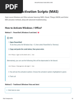 Microsoft Activation Scripts Guide | PDF | Microsoft | Software Engineering