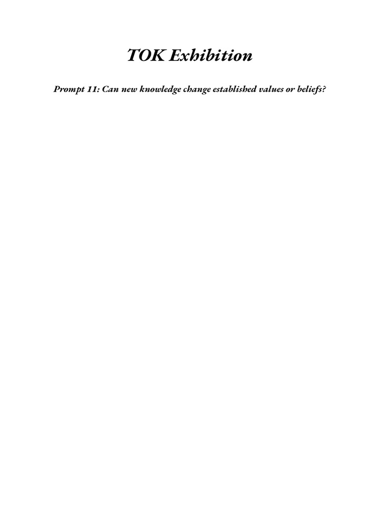 Cópia De Tok Exhibition Pdf Knowledge Faith