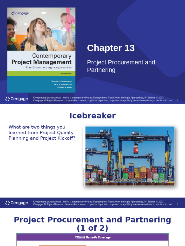 Project Procurement and Partnering Guide | PDF | Project Management ...