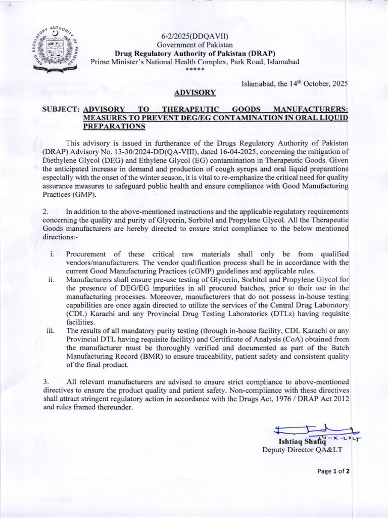 Advisory - DeG | PDF