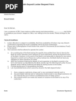 SBI Locker Application Form Guide | PDF | Government And Personhood