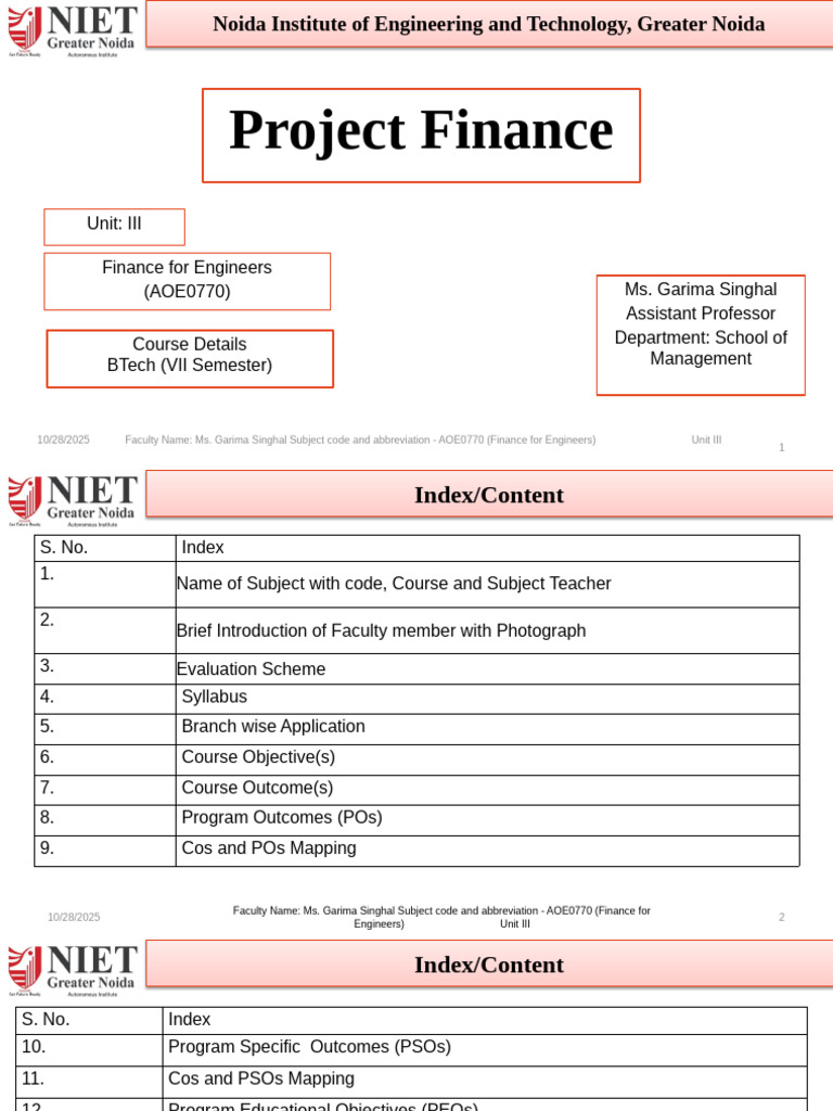 Finance for Engineers Course Overview | PDF | Software Development ...