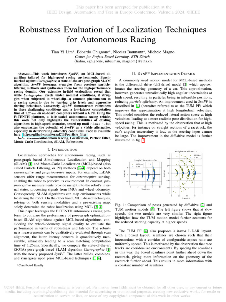 Robustness Evaluation of Localization Techniques For Autonomous Racing ...