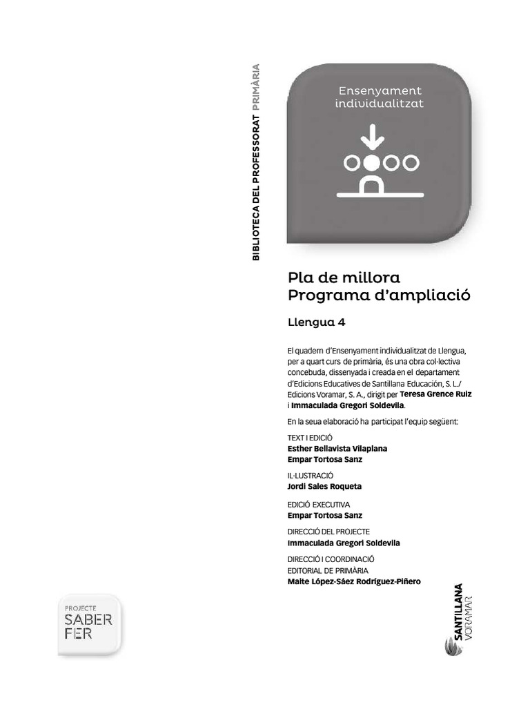 Santillana Millora Llengua 4t | PDF