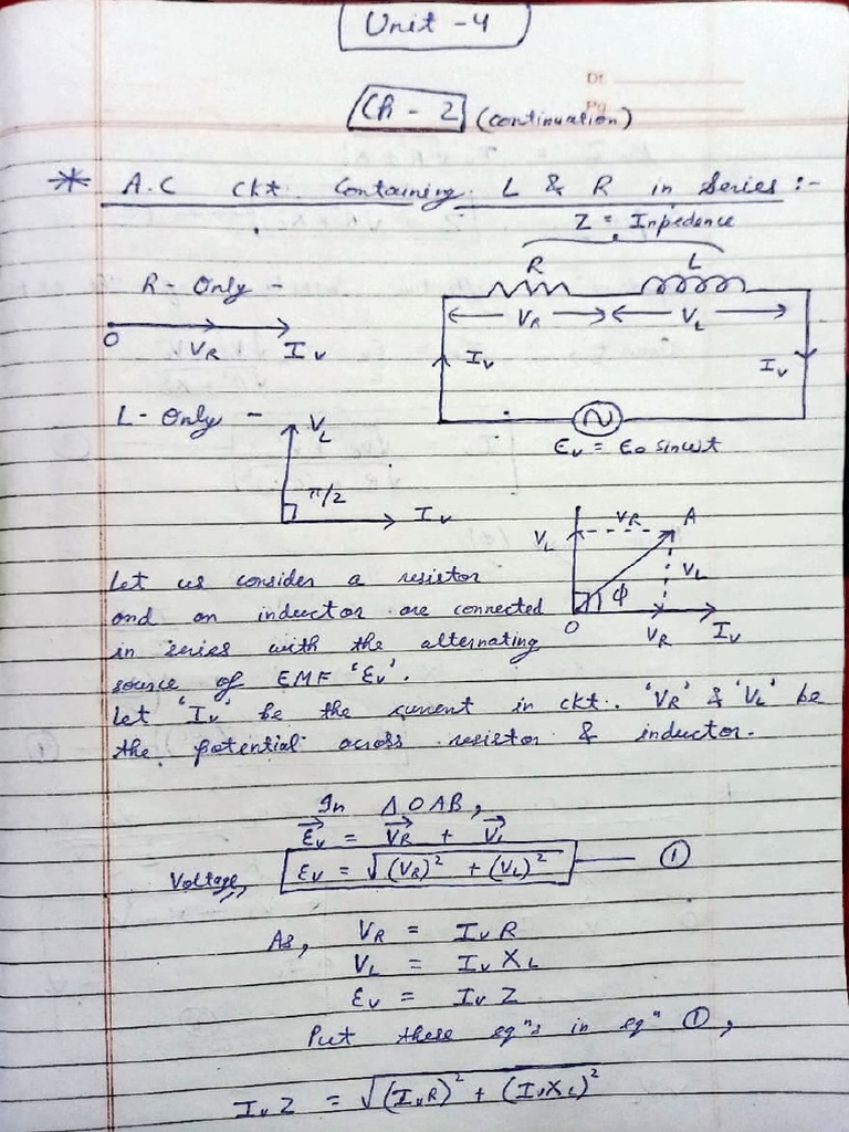 Understanding AC Circuit Inductance | PDF