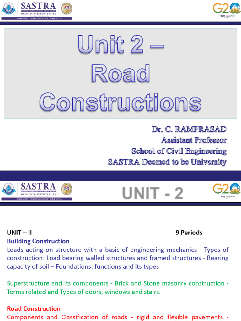 Civil Engineering: Road Construction Basics | PDF | Road | Road Surface