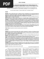 CARACTERIZAÇÃO E AVALIAÇÃO ANTROPOMÉTRICA DOS TRABALHADORES DOS