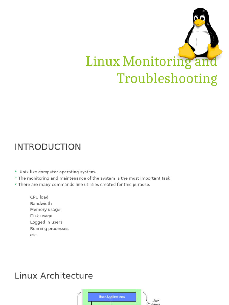 Linux System Monitoring Tools Guide | PDF | Process (Computing) | Input ...