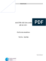 Cours Matlab M1ASE