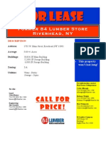 84 Lumber Property Flyer