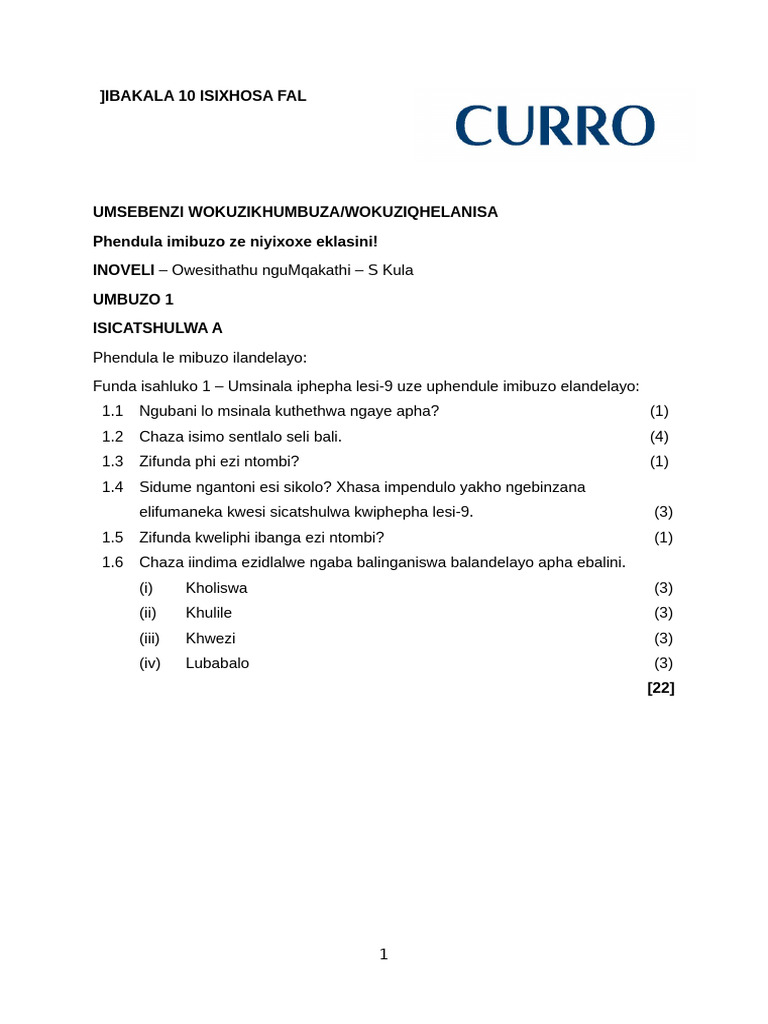 10 DBE - IEB - P2 - Rev Test 3 - M6 | PDF