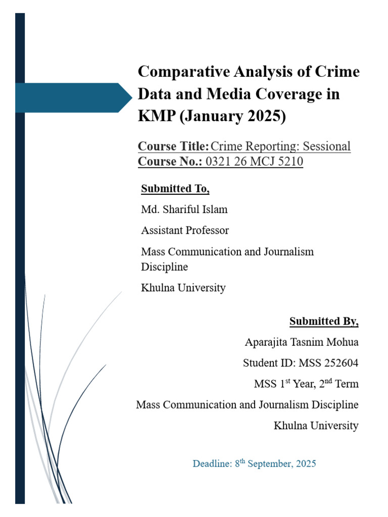 MSS - 252604 - Crime Reporting Shariful Sir (ANALYSIS) | PDF | Crimes ...