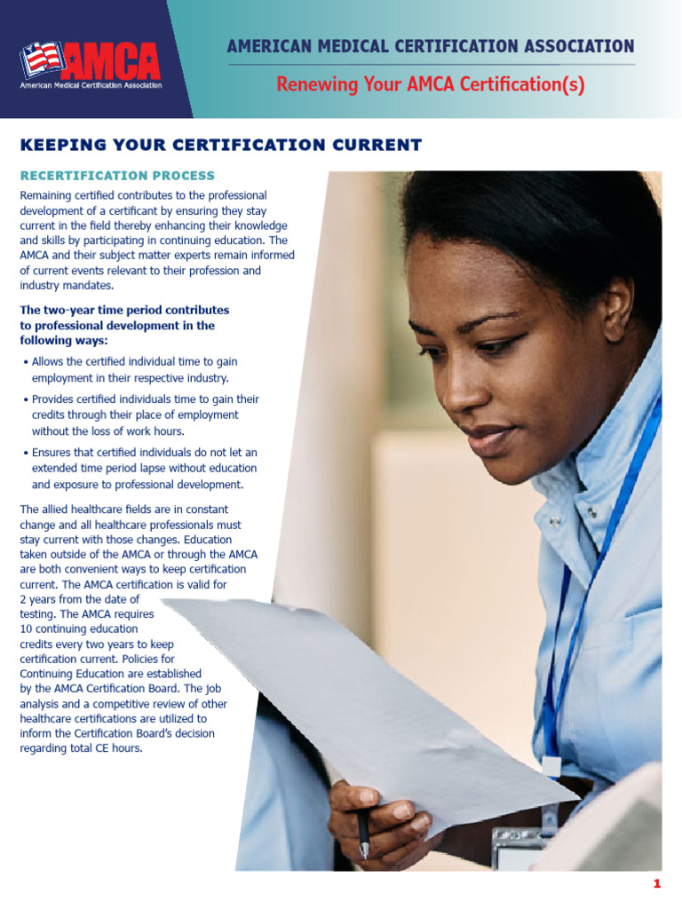 AMCA Certification Renewal Guide | PDF | Certification