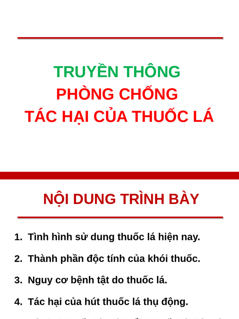 Tac Hai Cua Hut Thuoc La | PDF