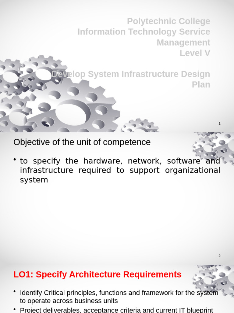 ICT ITM5!03!0811 Develop System Infrastructure Design Plan | PDF ...