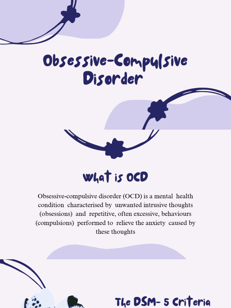 Understanding Obsessive-Compulsive Disorder | PDF