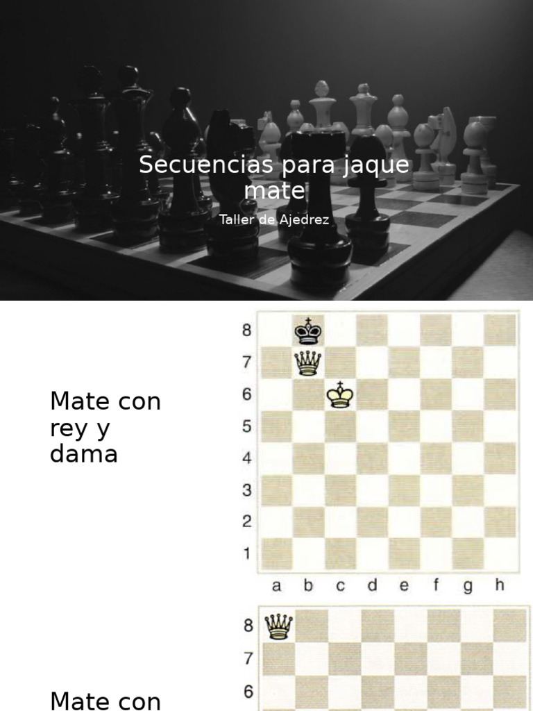 Secuencias de Jaque Mate en Ajedrez | PDF