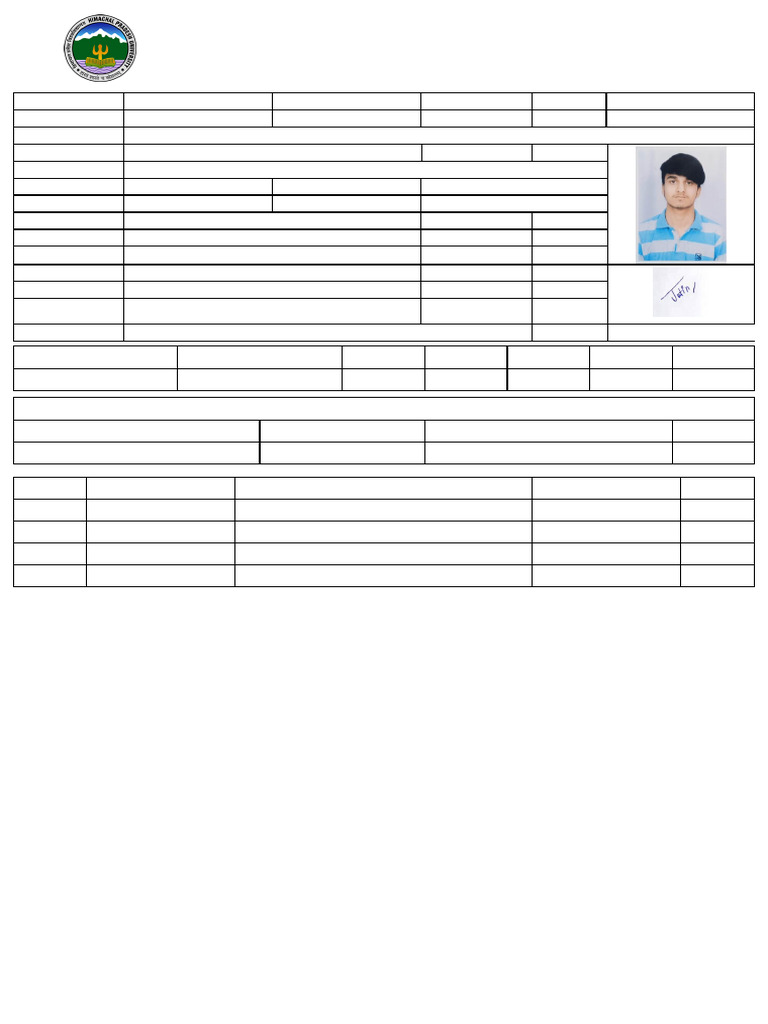 BBA Examination Form 2025-2026 | PDF