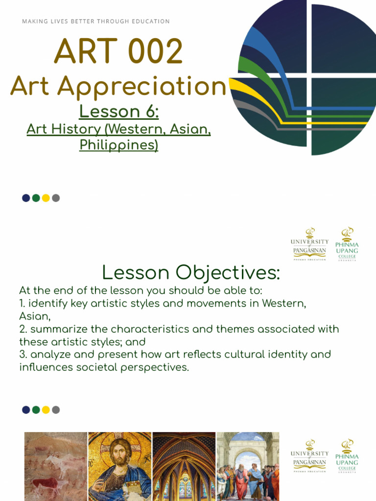 ART 002 Lesson 6 Art History Western Asian Philippines | PDF ...