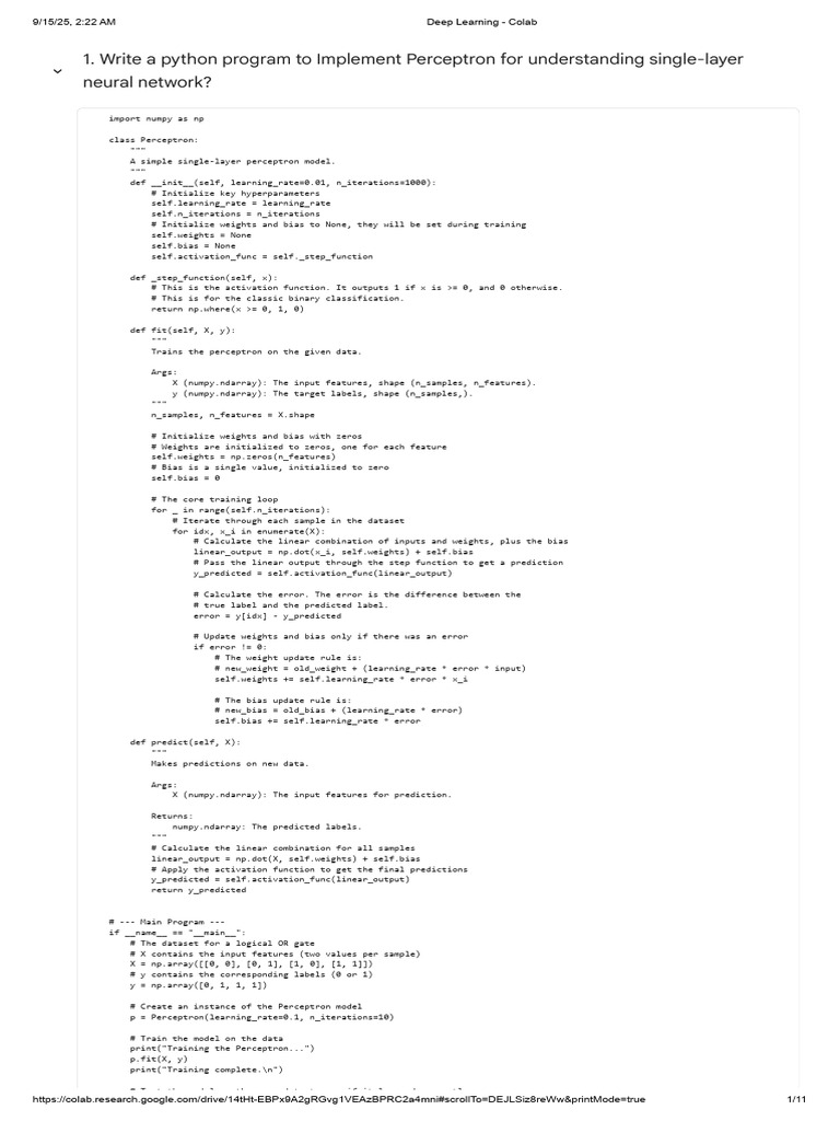 Implementing Neural Networks in Python | PDF | Deep Learning | Software ...