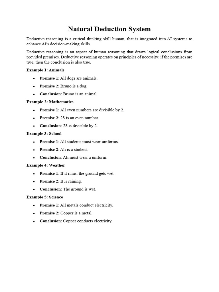 Lecture - 30-Natural Deduction System | PDF