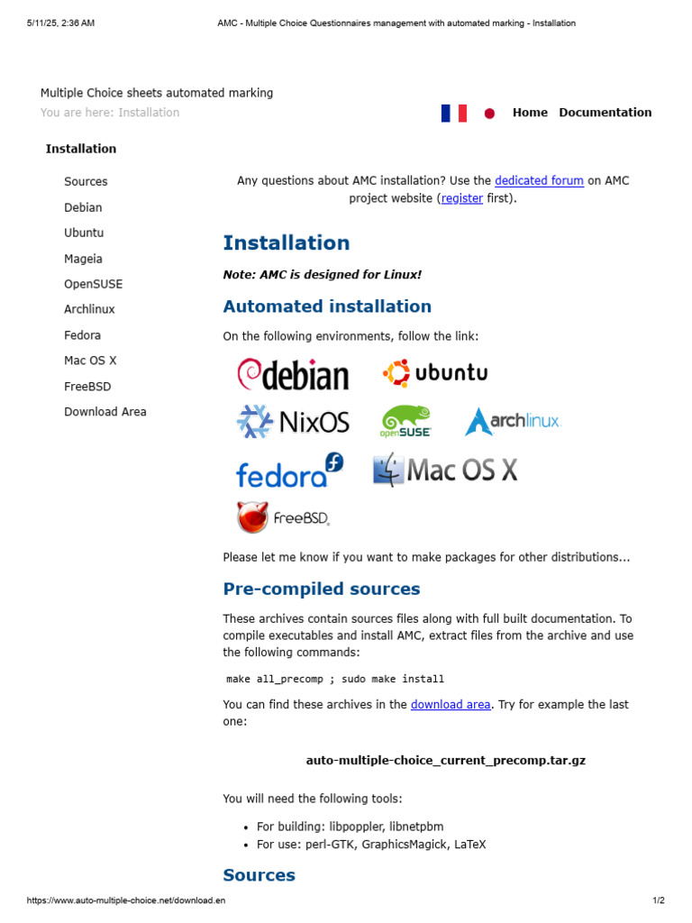AMC Installation Guide for Linux | PDF | Linux Distribution | Computing