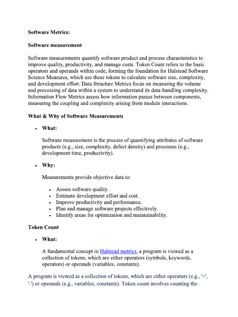 Software Metrics IPU 3rd Year | PDF