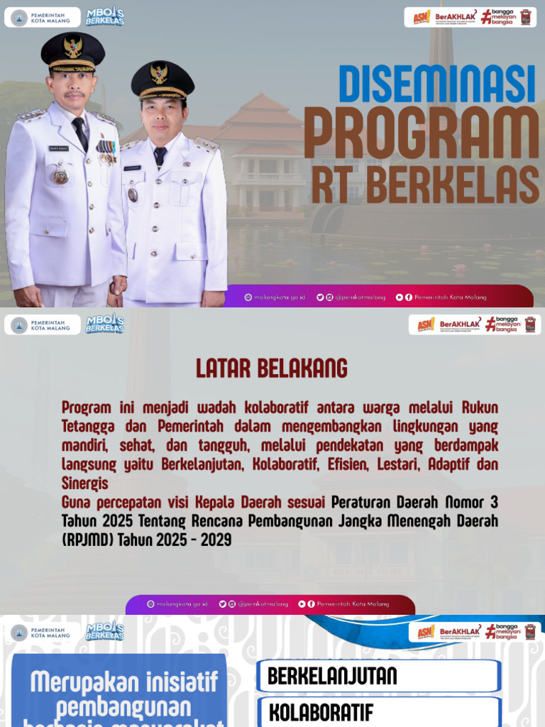 Program RT Berkelas untuk Pemberdayaan Masyarakat | PDF