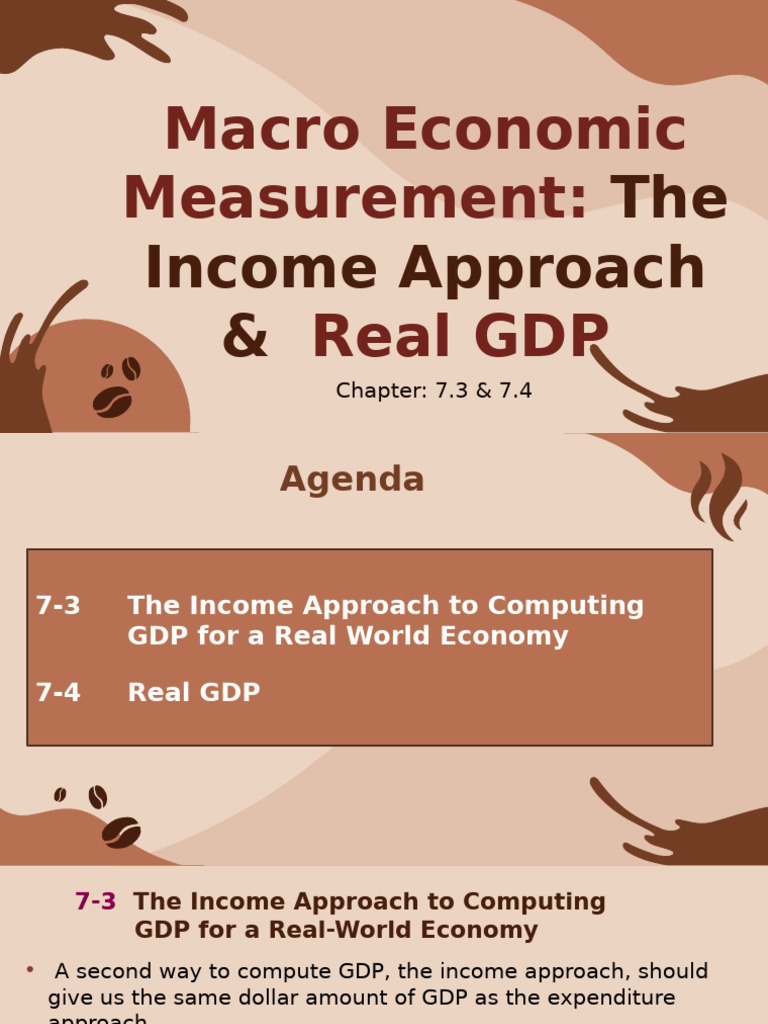 Income Approach & Real GDP Explained | PDF | Gross Domestic Product ...