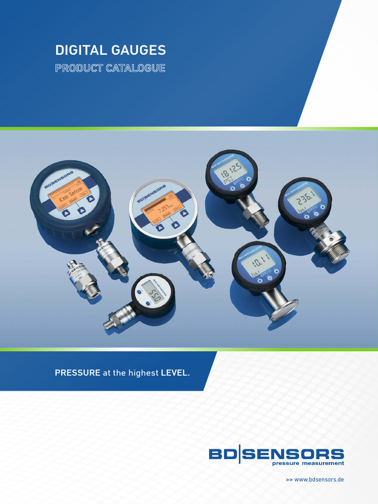 Bds TK Digitalmanometer en Web | PDF | Pressure Measurement | Calibration