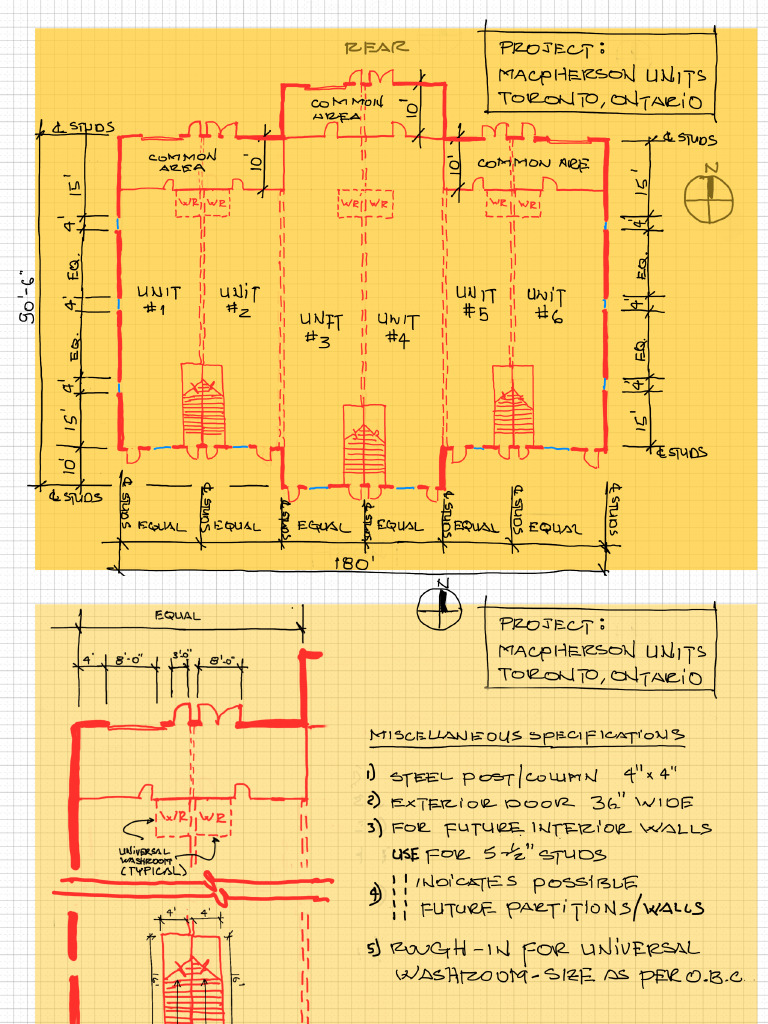 Sketches 2-StoreyFraming EngineeredWoodFrame 2025-09-01 2 | PDF