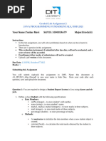 Java Program for Student Details | PDF