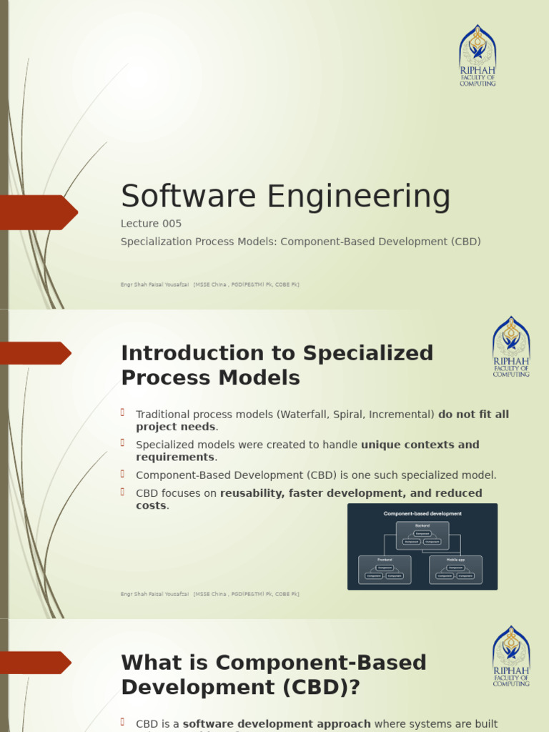 SE Lecture 005 | PDF | Component Object Model | System